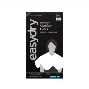 EasyDry Disposable Premium White Shoulder Capes - 22" x 30" (3 Count) Protects